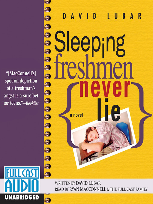 Title details for Sleeping Freshmen Never Lie by David Lubar - Available